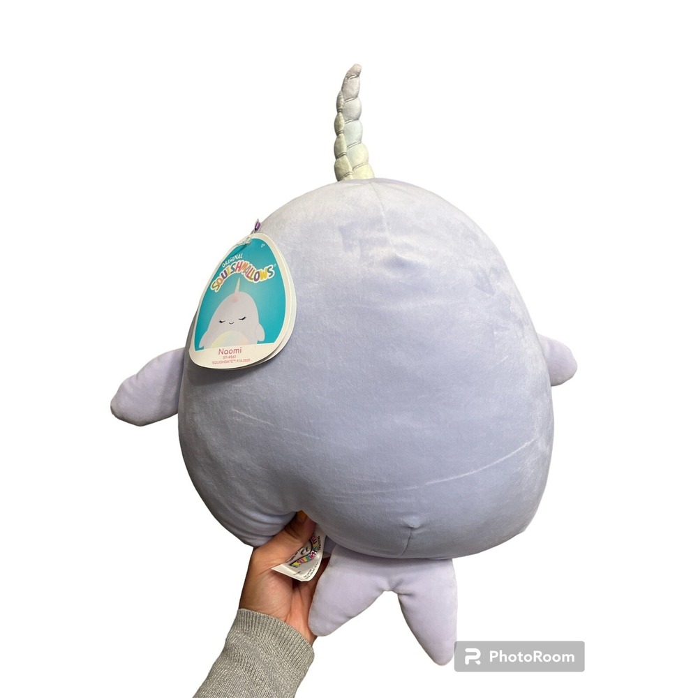 Squishmallow Naomi the Narwhal 11" Plush New With Tag Kellytoy - Picture 2 of 7